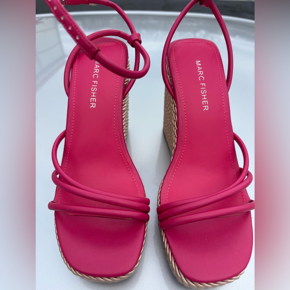 Brand New Wedges By MARC FISHER- Size 6 M - Wedge Height 4 Inches - box 6 - Picture 2 of 6